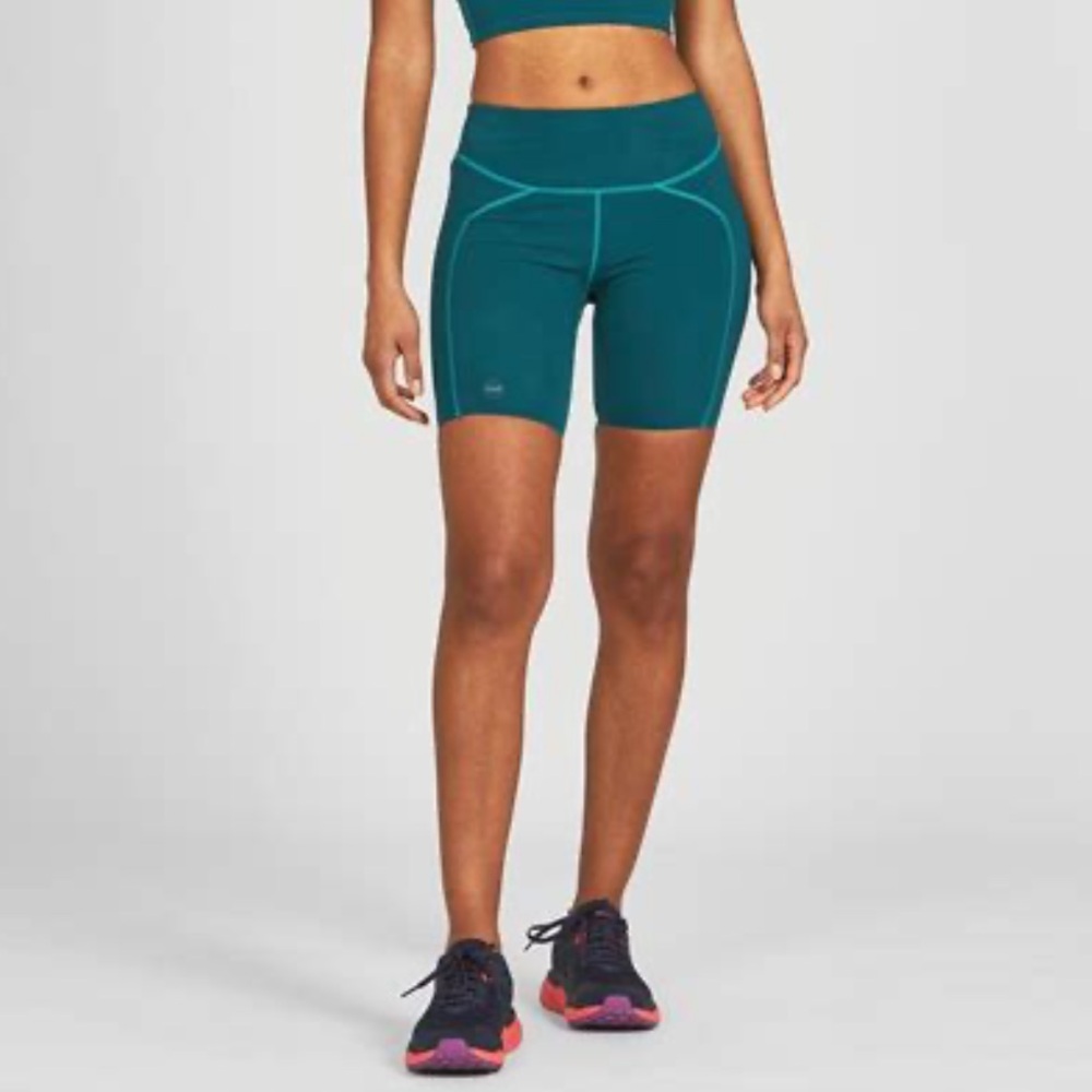 Janji 7” Groundwork Pace Women’s Teal Running Shorts